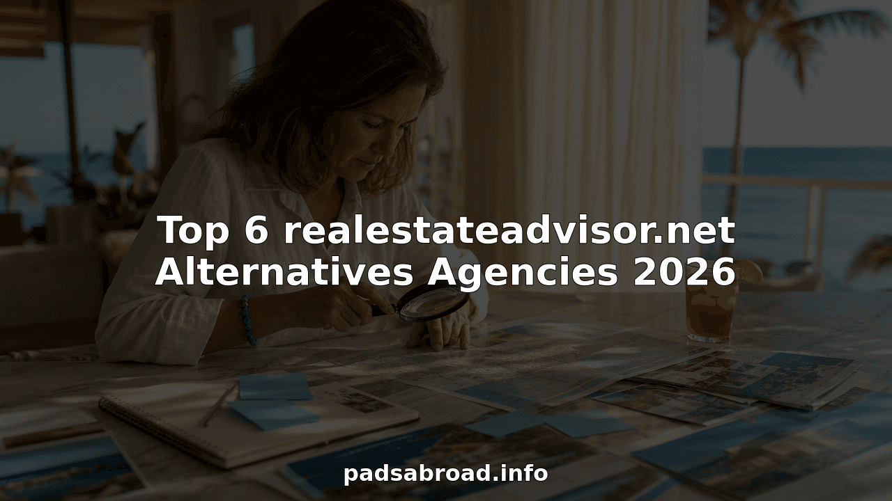 Top 6 realestateadvisor.net Alternatives Agencies 2026
